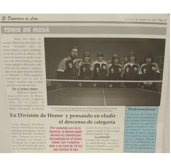 Club Minerva de Tenis de Mesa